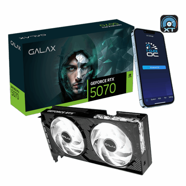 B57S Black GF RTX5070 EX Gamer PCI-E 12GB / GDDR7 192BIT W/DP/DP/DP/HDMI/Cooling Fan