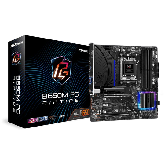 ASROCK M/B Models AMD - ASROCK B650M PG Riptide WiFi D5 mATX