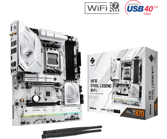 ASROCK M/B Models AMD - ASROCK X870 Steel Legend WiFi D5 ATX