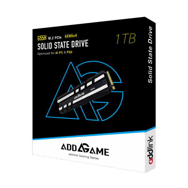 G55H AddGame M.2 PCIe GEN5X4 NVMe SSD (2280)ad1TBG55HM2Pad2TBG55HM2P -