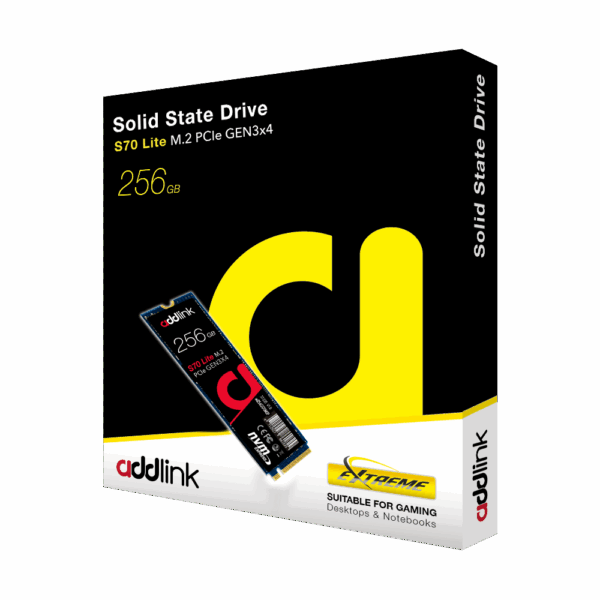 S70 M.2 PCIe GEN3X4 NVMe SSD (2280)-ad256GBS70LTM2P-256