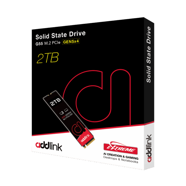 G55 M.2 PCIe GEN5X4 NVMe SSD (2280)-ad2TBG55M2P-2TB