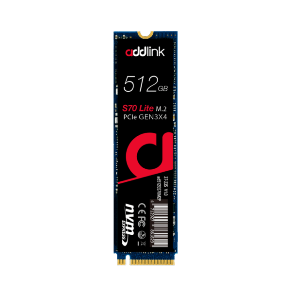 Second image of S70 M.2 PCIe GEN3X4 NVMe SSD (2280)-ad512GBS70LTM2P-512GB
