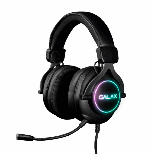 GALAX SONAR-03 Gaming headset USB 7.1 Channel RGB Rainbow light compatible with gaming Pad