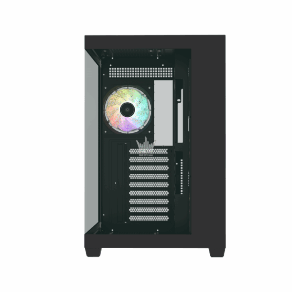 Second image of HOF ALLSYNQ PC CASE Black,ATX, M-ATX, ITX, 4 ARGB Fans