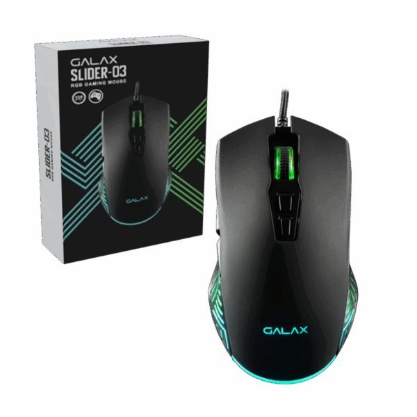 GALAX SLIDER-03, Gaming mouse, Optical, 7 buttons, 3325, 10000 DPI